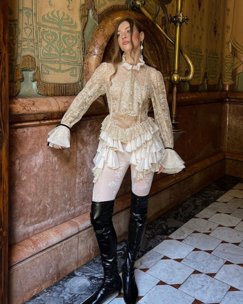 Unique White Halter A-Line Long Sleeve Short Homecoming Dresses For Birthday Party,HD1186