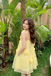 Fancy Yellow Floral Homecoming Dress Sleeveless A Line Short Modern Cocktail,HD1286