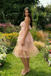 Pretty Pink Tulle Short Homecoming Dress Ruffled Tiered Skirt Corset Style Top,HD1218