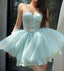 Elegant Blue Sweetheart A-Line Short Homecoming Dresses For Birthday Party,HD1196