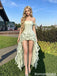 Elegant Sage Green Homecoming Dress Corset Bodice Ruffled Tiered Skirt,HD1255