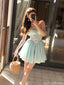 Elegant Blue Sweetheart A-Line Short Homecoming Dresses For Birthday Party,HD1196