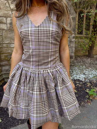 Unique V-Neck A-Line Sleeveless Short Homecoming Dresses For Birthday Party,HD1185