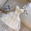 Elegant White Spaghetti Strap High Low Sleeveless Homecoming Dresses For Birthday Party,HD1182