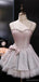 Sparkly Pink Spaghetti Strap A-Line Sleeveless Homecoming Dresses For Birthday Party,HD1183