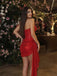 Sexy Red Strapless Sequin mini Dress Fancy Beaded Corset Homecoming Dress,HD1364