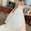 Cute White Jewel Sleeveless Floral Long A-Line Flower Girl Dress, FGS0044