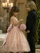 Pretty Pink Flower Girl Ball Gown Featuring Fancy Pearl Accented Tulle, FGS0054