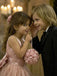 Pretty Pink Flower Girl Ball Gown Featuring Fancy Pearl Accented Tulle, FGS0054