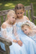 Classy Modern Blue Flower Girl Dresses Tulle Long Sleeve A Line Floor Length Gown, FGS0053