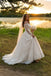 Classy Off-the-Shoulder Lace Long Sleeve Ball Gown Wedding Dresses with Train,WD0632