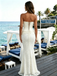 Sexy Ivory Strapless Corset Mermaid Dress Modern Lace Overlay Long Wedding Dresses,WD0628