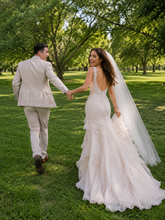 Beautiful Floral Lace Wedding Dresses Modern Sleeveless Mermaid Boho Bridal Gown,WD0617