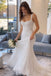 Scoop Neck Sleeveless Floor Length Mermaid Wedding Dresses Beaded Sophisticated,WD0648