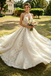 Fancy Lace Applique Wedding Dresses Illusion Halter Neckline Tulle Ball Gown,WD0603