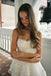 Stunning White Strapless A-Line Tiered Lace Wedding Dresses for a Beautiful Modern Bride,WD0629