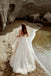 Exquisite Floral Lace Applique Illusion Bodice Tulle A Line Beach Wedding Dresses,WD0587