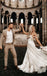 Unique Off Shoulder Floral Lace Wedding Dresses A Line Tulle Bridal Gown,WD0583
