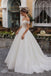 Beautiful Off Shoulder Lace Ball Gown Modern Tulle Wedding Dresses,WD0639