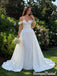 Modern Off Shoulder Beaded Wedding Dresses Fancy Detachable Train Gown,WD0644