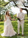 Beautiful Floral Lace Wedding Dresses Modern Sleeveless Mermaid Boho Bridal Gown,WD0617