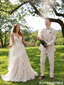 Beautiful Floral Lace Wedding Dresses Modern Sleeveless Mermaid Boho Bridal Gown,WD0617