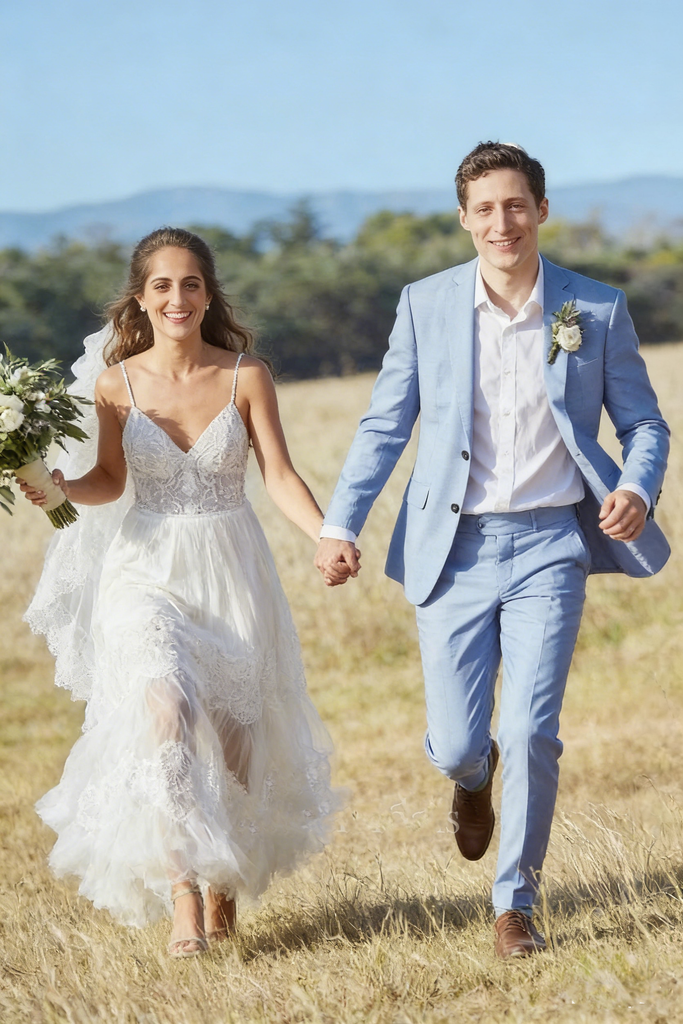 Elegant  A-Line Lace Wedding Dress V-Neck Spaghetti Strap Backless Bridal Gown,WD0585