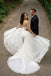 Beautiful Lace Mermaid Wedding Dresses Sexy Strapless Bridal Gown with Long,WD0620