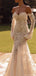 Sexy White Sweetheart Long-Sleeve Mermaid Long Wedding Dresses With Sweep Trailing,WD0568