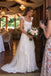 Fancy Romantic Sweetheart Sleeveless Chiffon Wedding Dresses,WD0668