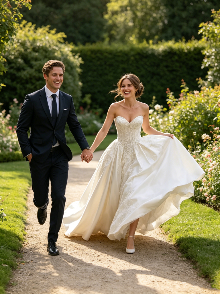 Beautiful Vintage White Wedding Dresses Strapless Ball Gown Satin A Line Bridal Gown,WD0613