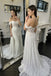 Elegant Off-the-Shoulder Sequin Mermaid Wedding Dresses with Detachable Train,WD0615