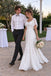 Beautiful Charming Sweetheart Flutter Sleeve Chiffon Wedding Dresses,WD0670