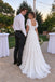 Beautiful Charming Sweetheart Flutter Sleeve Chiffon Wedding Dresses,WD0670