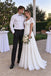 Beautiful Charming Sweetheart Flutter Sleeve Chiffon Wedding Dresses,WD0670