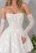 Glamorous Strapless Sleeveless Beaded Mesh Flirty A-Line Short Wedding Dresses,WD0651