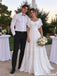 Beautiful Charming Sweetheart Flutter Sleeve Chiffon Wedding Dresses,WD0670