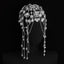 Bridal Crystal Rhinestone Head Chain Sparkling Tassel Headband