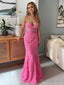 Sexy Sweetheart Lace Mermaid Long Prom Dress With Trailing Online, OL293