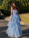 Elegant Sweetheart Sleeveless A-line Tulle Ruffles For Party Online, OL418