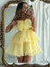 Cute Sweetheart Sleeveless A-line Tulle Homecoming Dresses For Party Online, HD1130