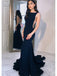 Elegant Scoop Mermaid  Backless Long Prom Dress Evening Dress, OL653