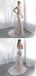 Mermaid Strapless Lace Appliques Lace up Back Wedding Dresses, WD0465