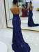 Sparkly Dark Blue sequin Backless Spaghetti Straps Long Prom Dresses Formal Dress, OL709