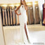 Hot selling Fashion Floor-length White Sleeveless sexy party gowns, long Prom Dress, PD0449