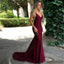 Newest  sleeveless spaghetti straps evening gown, Dignified elegant Long Prom Dresses, PD0465