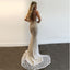 Spaghetti Straps Sexy Deep V-neck Long Prom Dress With Appliques, PD0614