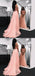 A-Line Sweetheart Beading Long Chiffon Prom Dresses, PD0657