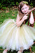 Green Satin Top Tulle Flower Girl Dresses, Cheap Popular Pixie Tutu Dresses,  FG023