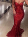 Elegant Sequins Sweetheart Mermaid Prom Dress, WGP250